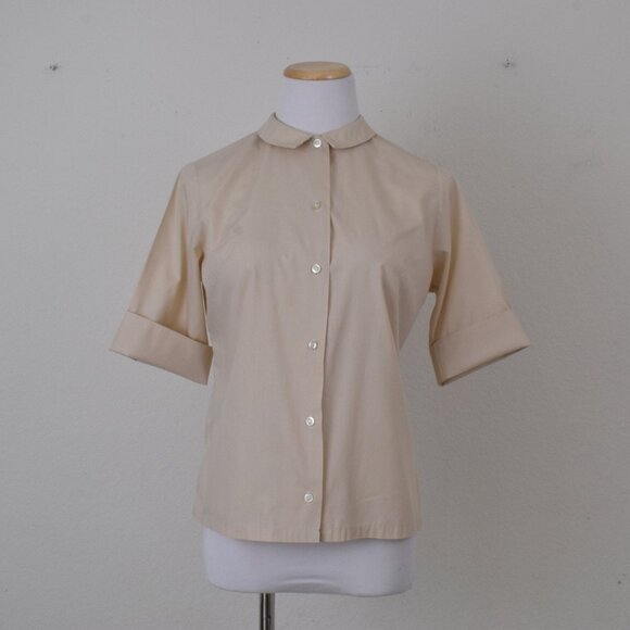 Vintage 60s Button Blouse by‎ Glenbrooke Penn-Prest - Picture 3 of 10